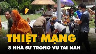 Download lagu Thái Lan: Bé trai 11 tuổi lái xe bán tải đâm vào đoàn hành hương, 8 nhà sư thiệt mạng