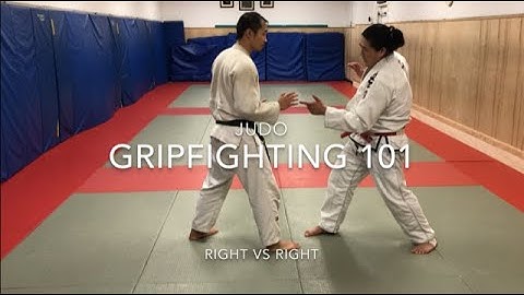 Judo Basic Grip fighting 101: right vs right