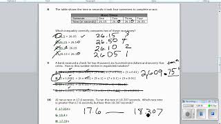 Q10 Place Value Test