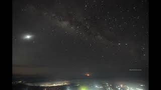 Timelapse- Milky way on Maragang hill, mesilou, Kundasang, Sabah