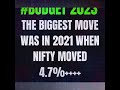 Budget 2023#budget BIG move nifty banknifty#budget2022 #niftyprediction #bankniftyprediction #shorts