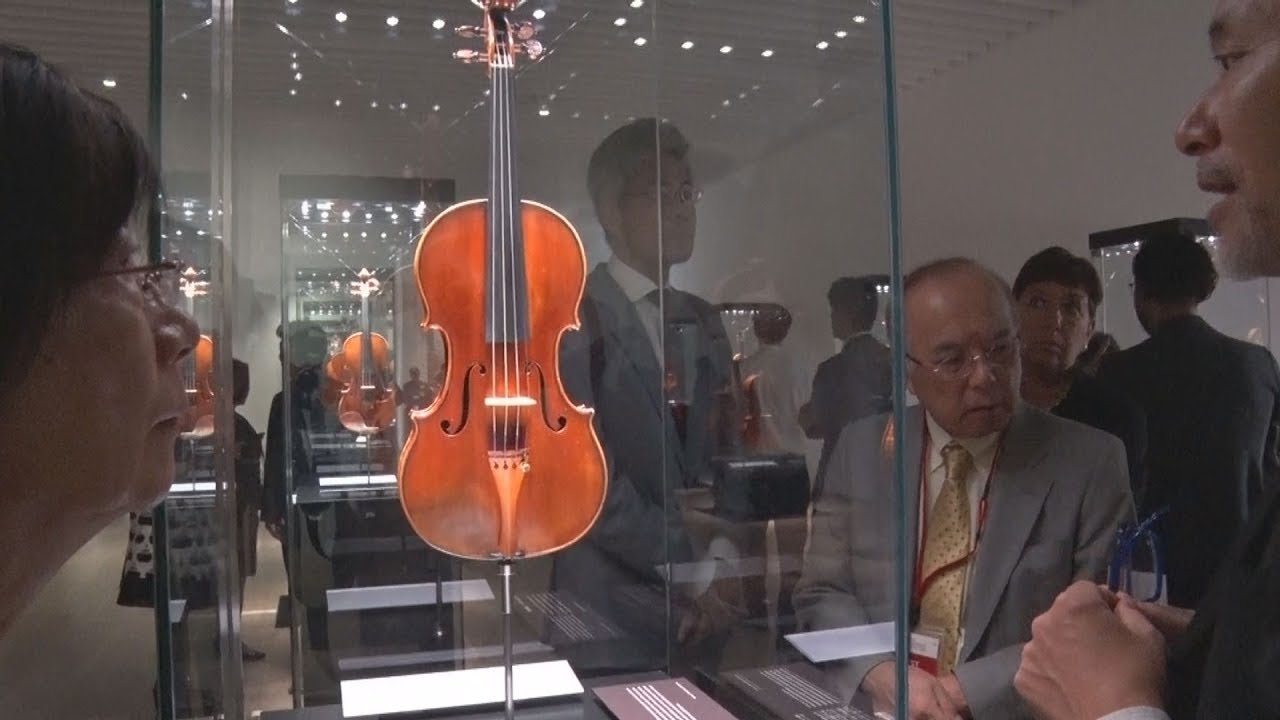 総額210億円の名器集結 ストラディバリウス展 - YouTube