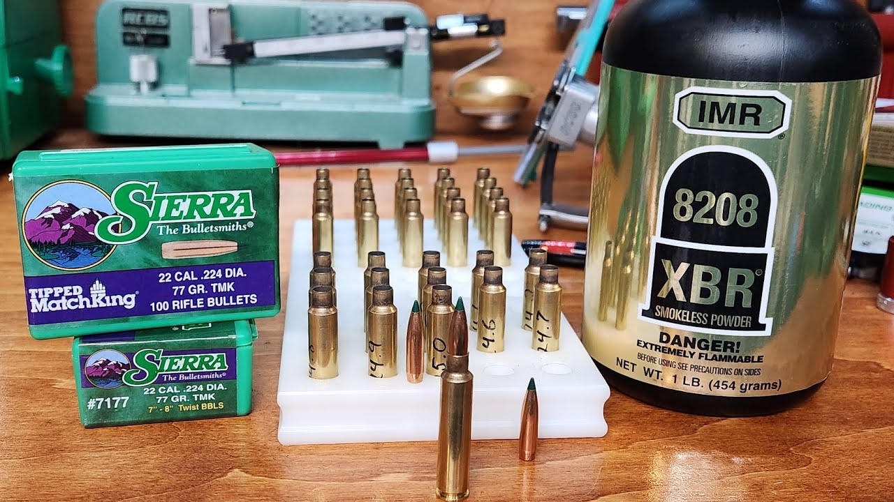 77gr TMK 8208 The ROK Slide Special P in the 223 Ackley