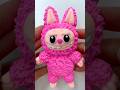 DIY Cute LABUBU from Air Clay 🧸 Easy Craft #labubu #airclay #easycrafts #diy