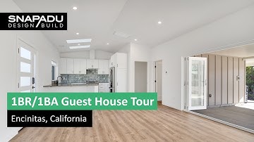 Accessory Dwelling Unit Video Tour - 1BR 1BA - 750 sqft - Encinitas CA - Snap ADU