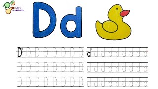 Tracing Alphabet Letter Dd | Tracing Small and Capital Letter D| Practice Writing by Kids Classroom screenshot 4