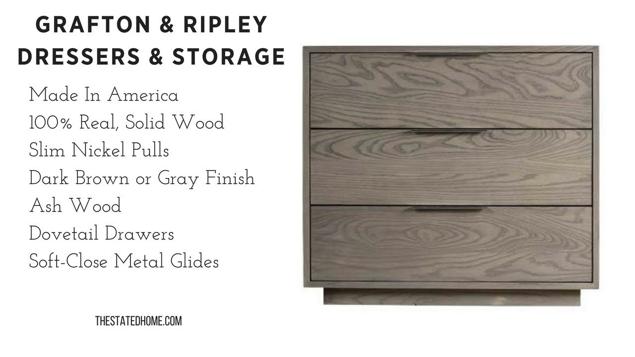 Grafton Ripley Solid Wood Modern Furniture American Made