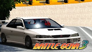 Battle Gear 3 PS2 Subaru Impreza GC8 WRX Type R STI Version VI Gameplay
