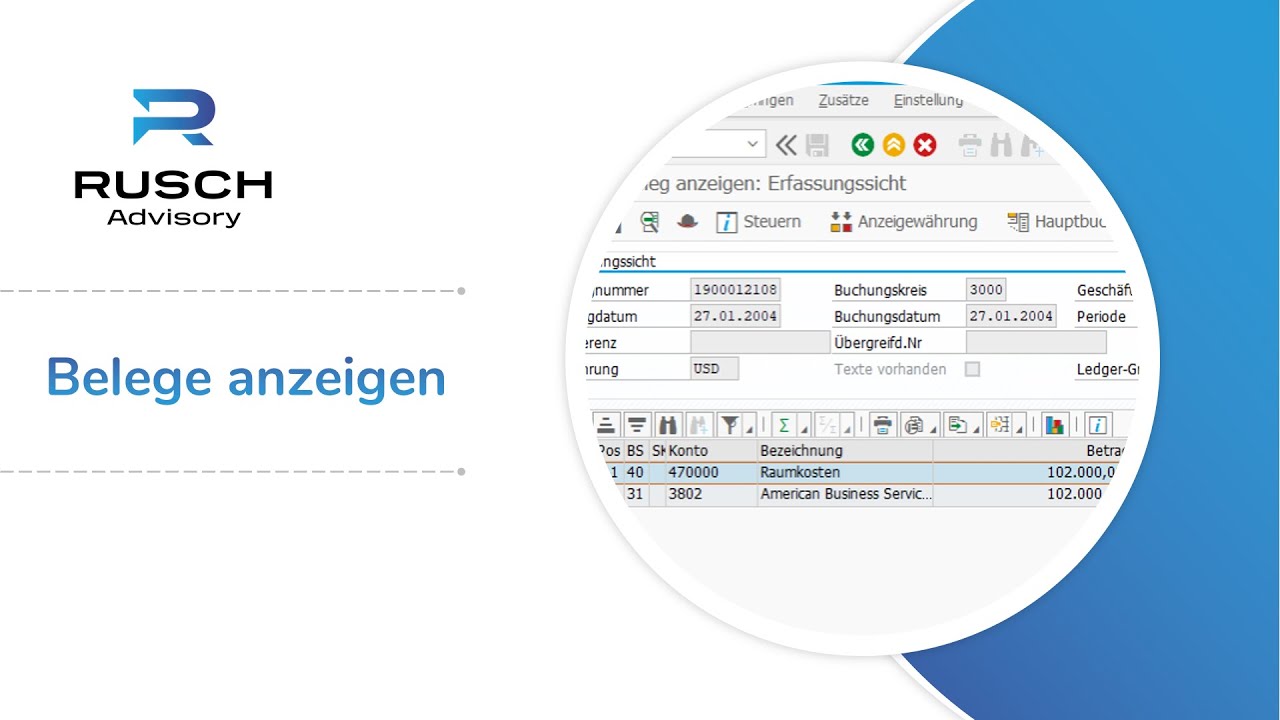 SAP Grundlagen Teil 12: Fakturen anzeigen
