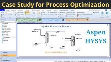 Optimize Industrial Process by using case study tool in Aspen hysys | Aspen hysys tutorial