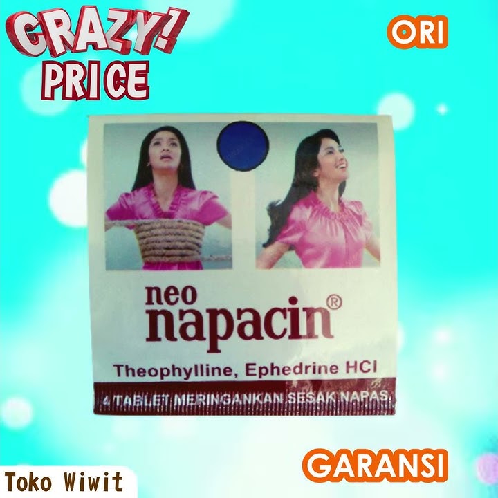 Neo Napacin Obat Sesak Napas Strip 4 Tablet Toko Wiwit