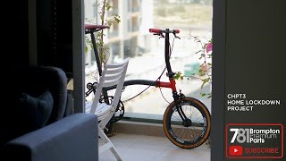 Lockdown with Brompton CHPT3 Do it yourself installation of EE brakes KCNC DT Swiss Shifter
