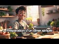 Learn French through stories | A Simple French Dinner | Improve Your Listening Skills 🇫🇷