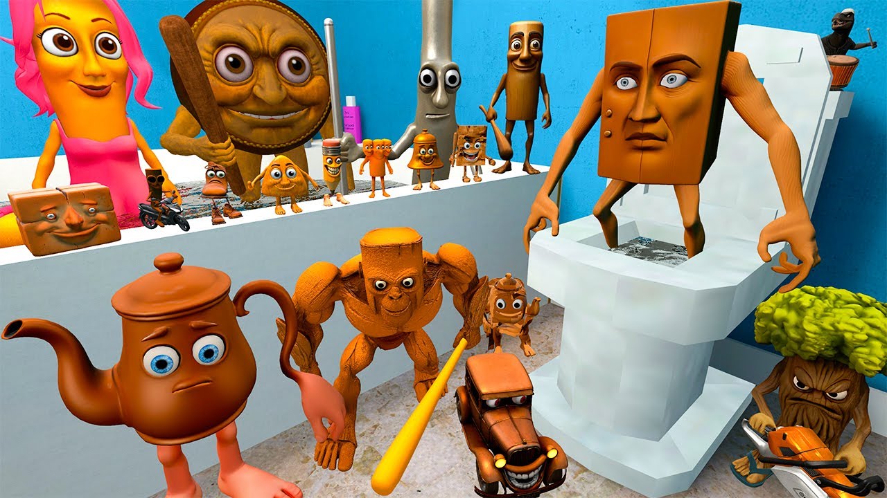 ВСЕ ВИДЫ САХУРОВ БРЕЙНРОТ МЕМЫ В БОЛЬШОМ ТУАЛЕТЕ ТУНГ ТУНГ ТИТИТИ ТАТАТА КАРКЕРКАР Garry's Mod