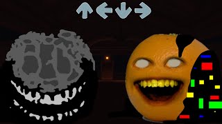 FNF Doors VS Rush x Annoying Orange Sings No Time Song | Rush x Orange Cover - Friday Night Funkin'