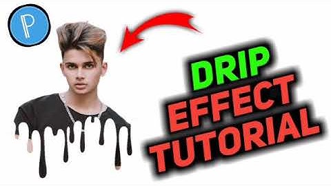 Drip Photo Effect Tutorial || Pixellab || Tutorial