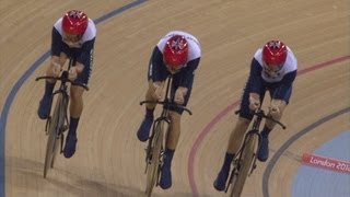 Cycling Track Women's Team Pursuit 1st Round - GBR USA NZL Full Replay - London 2012 Olympic Games