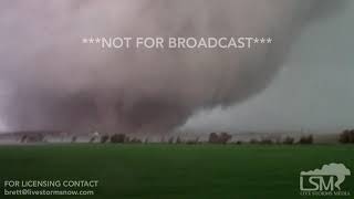 05-01-18 Tescott, KS - Close range giant wedge tornado