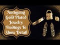 Antiquing Gold Plated Jewelry Findings To Show Detail