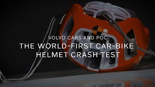 The World's First Crash Test of Bike Helmets Against Cars | Volvo Cars & POC
