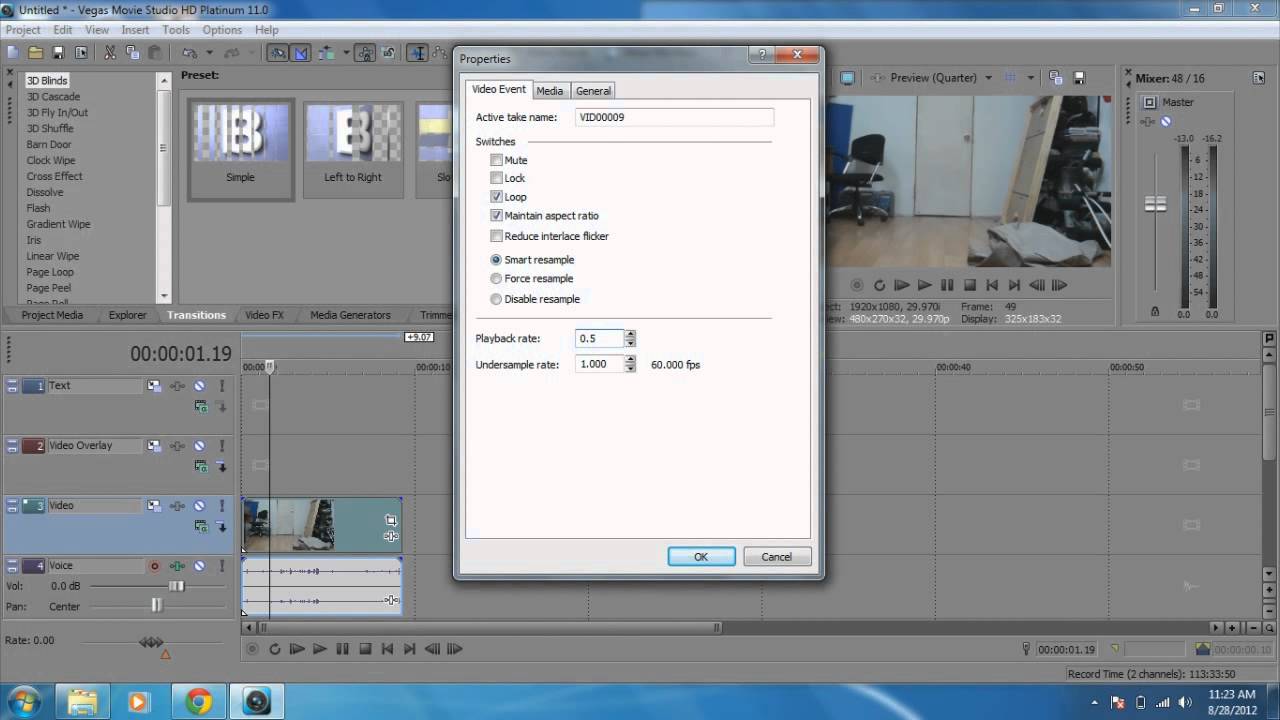 How To Do Slow Motion On Sony Vegas YouTube