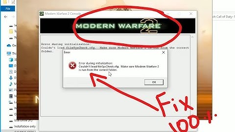 Call of duty Modern warfare 2 Couldn