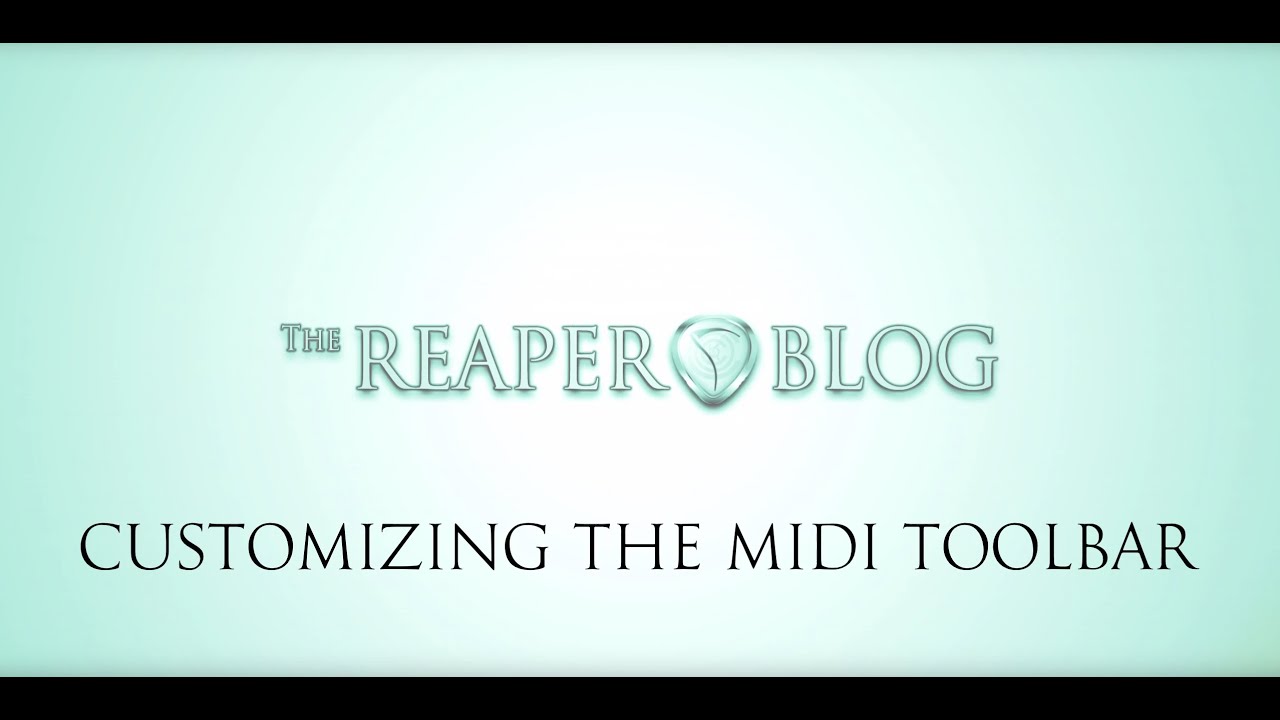 Customizing the MIDI toolbar