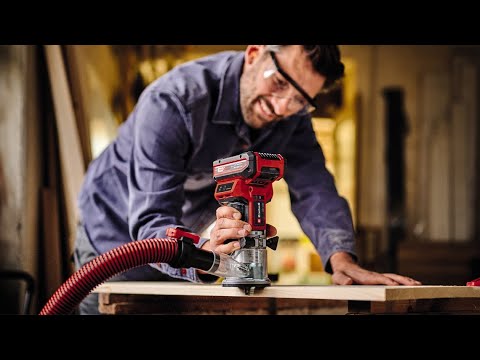 Фрезер кромковий акумуляторний Einhell TP-ET 18 Li BL — Solo 8 мм, видео 1