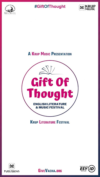 Gift Of Thought | English Literature & Music Festival | Krup Literature Festival | Longest Lit Fest