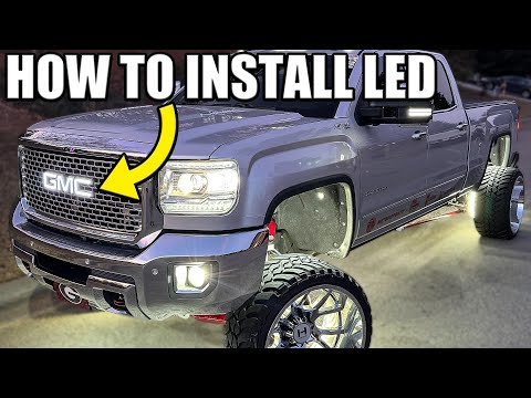 HOW TO INSTALL LED GMC EMBLEM ON (07-18 GMC SIERRA)