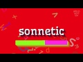 How to say sonnetic high quality voices