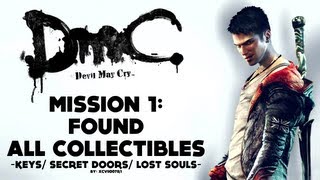 DmC: Devil May Cry - Mission 1: Found - All Collectibles (Keys, Lost Souls, Secret Doors) Net Worth