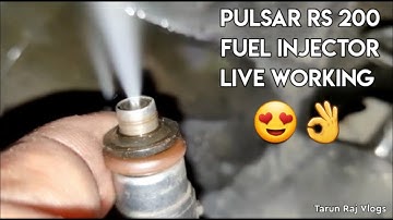 pulsar rs 200 fuel injector working