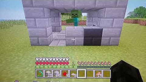 Minecraft simple mob trap for most mobs