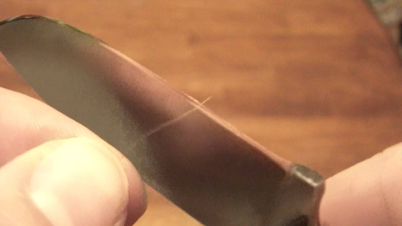 splitting a Hair with a Knife YouTube