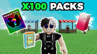 ¡ESTO ES LO QUE PASA CUANDO ABRES 100 EXOTIC SEEDS EN GROW A GARDEN! 😱🔥
