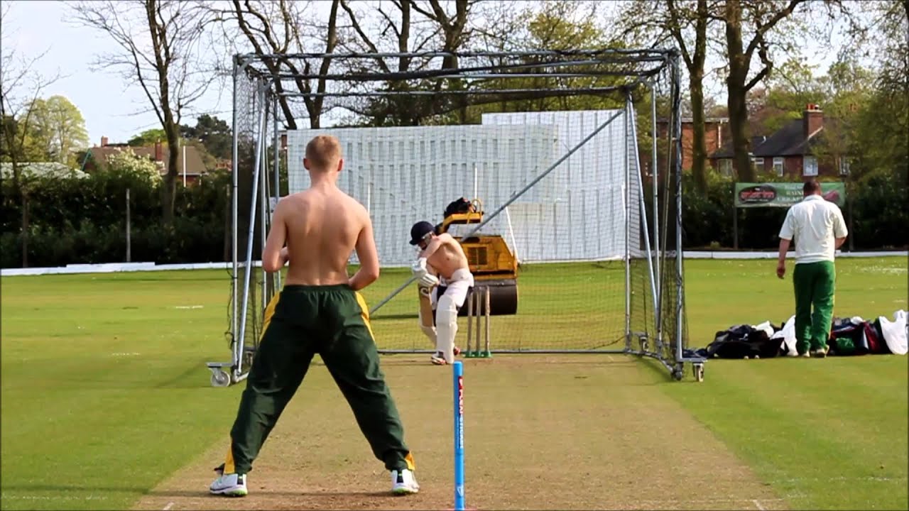 cricket nets all of phil batting YouTube
