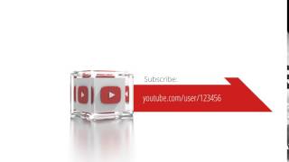 Social Icons Cube YouTube Video Outro – ORDER # s133