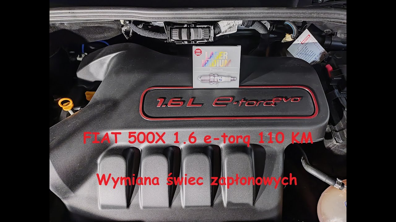 fiat-500x-1-6-e-torq-wymiana-wiec-zaplonowych-youtube