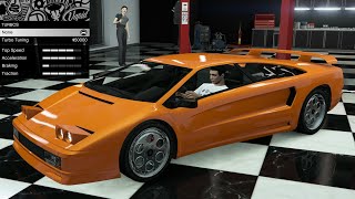 GTA 5 - Past DLC Vehicle Customization - Pegassi Infernus Classic (Lamborghini Diablo)