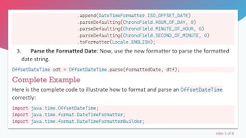 Understanding OffsetDateTime Formatting and Parsing in Java