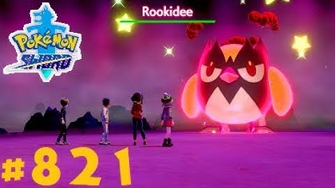 Pokemon Sword Shiny Dynamax Rookide Raid & Catch