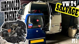 VW T4 SALVAGE PROJECT get new parts and BEETLE work starts   #copart #damaged #salvage pt3