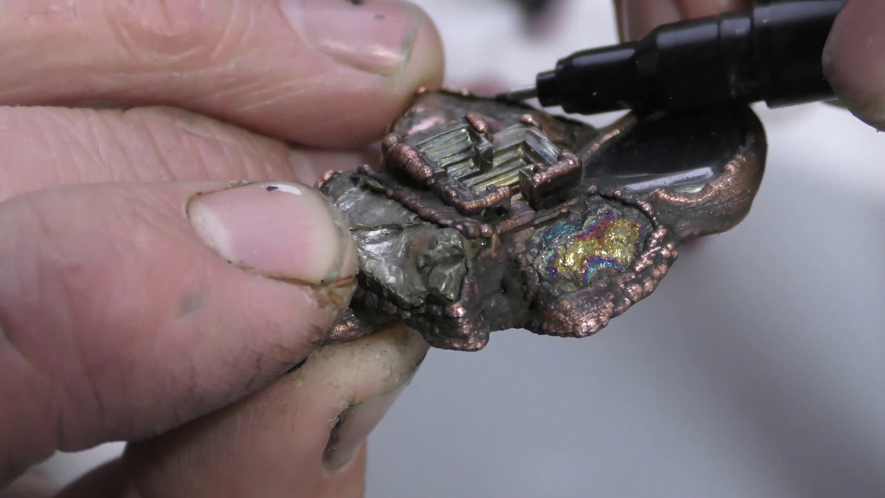 Protecting Stones when Electroforming YouTube