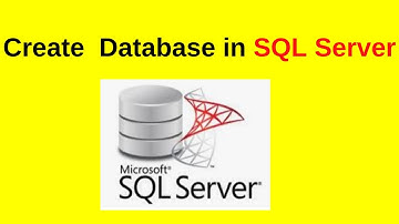 Create MS SQL Server Database using 2 ways on Windows 10/11 | Create Database using SSMS in MS SQL