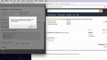 Using SeBuilder for Automated Screenshots on CrossBrowserTesting.com