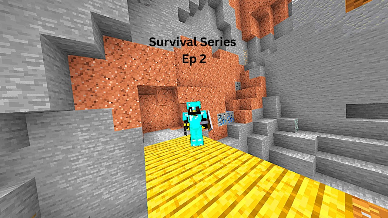 Found Diamonds || Survival Series Ep 2 #minecraft #gamer - YouTube