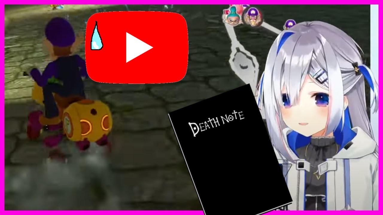 Kanata wants to Death Note You Tube [Hololive, Mario Kart]