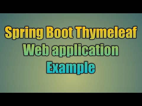 55.Spring Boot Thymeleaf