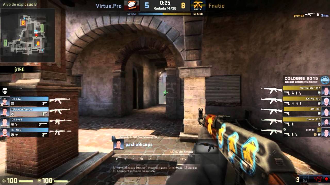 Virtus.Pro Pasha 4k vs Fnatic